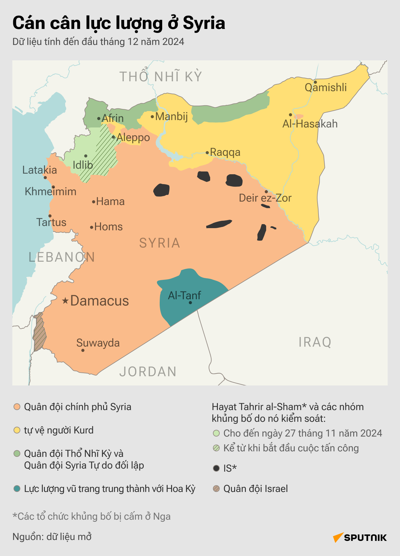 Cán cân lực lượng ở Syria - Sputnik Việt Nam