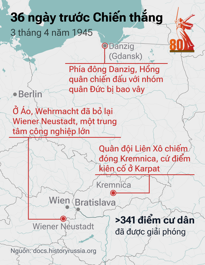 36 ngày trước Chiến thắng: Con Đường tiến của QĐ Liên Xô trong những tháng cuối cùng của cuộc chiến - Sputnik Việt Nam