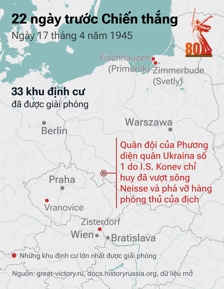 22 ngày trước Chiến thắng: Con Đường tiến của QĐ Liên Xô trong những tháng cuối cùng của cuộc chiến - Sputnik Việt Nam
