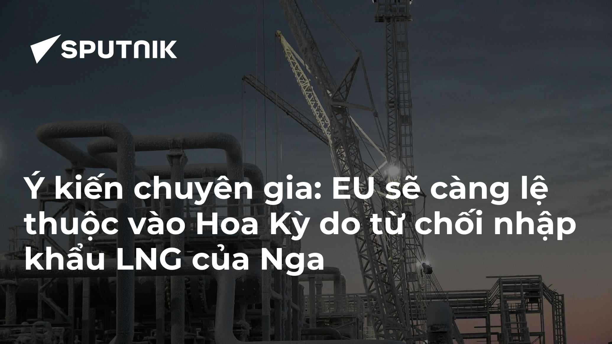 Ý kiến chuyên gia: EU sẽ càng lệ thuộc vào Hoa Kỳ do từ chối nhập khẩu ...