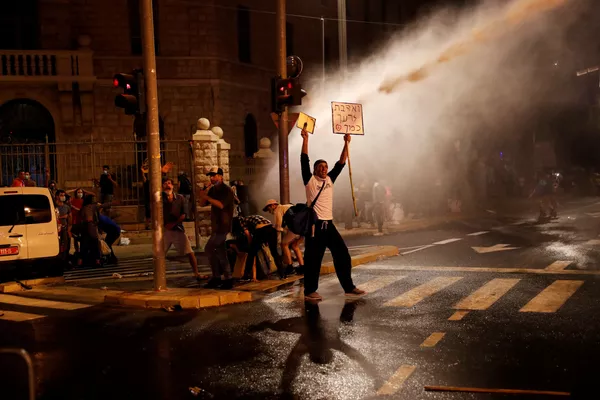 Người biểu tình ở Jerusalem, Israel Người biểu tình ở Jerusalem, Israel - Sputnik Việt Nam