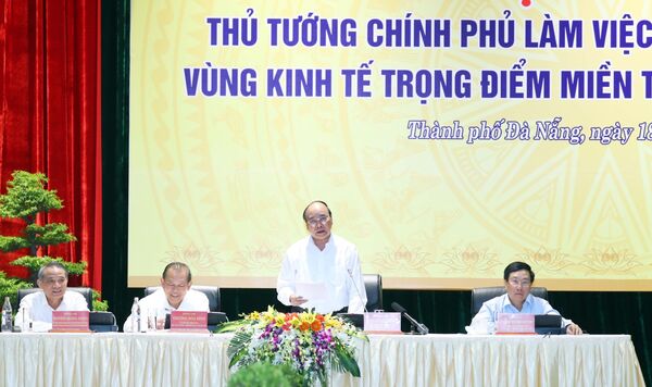 Thủ tướng làm việc với Vùng kinh tế trọng điểm miền Trung và Tây Nguyên - Sputnik Việt Nam