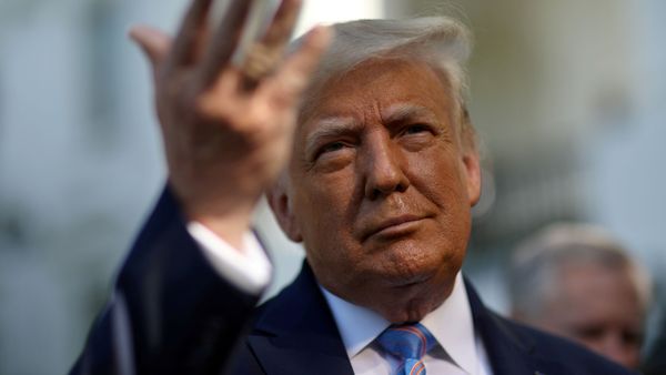 Tổng thống Mỹ Donald Trump gặp gỡ báo chí tại Nhà Trắng Tổng thống Mỹ Donald Trump gặp gỡ báo chí tại Nhà Trắng - Sputnik Việt Nam