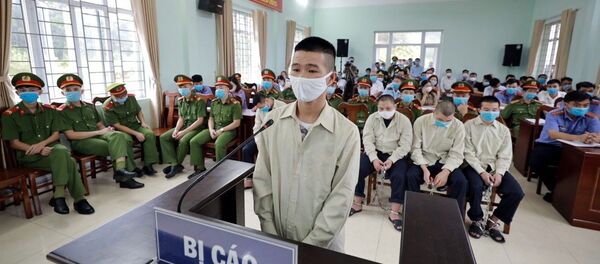 Đối tượng Voòng A Sủi tại phiên tòa. - Sputnik Việt Nam