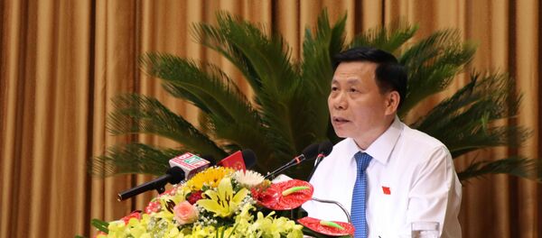 Bí thư Tỉnh ủy Bắc Ninh Nguyễn Nhân Chiến phát biểu tại Kỳ họp. - Sputnik Việt Nam