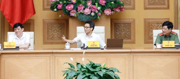 Phó Thủ tướng Vũ Đức Đam phát biểu tại cuộc họp. Phó Thủ tướng Vũ Đức Đam phát biểu tại cuộc họp. - Sputnik Việt Nam