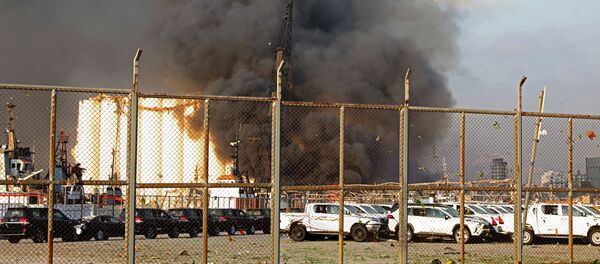 Một vụ nổ mạnh xẩy ra ở Beirut. - Sputnik Việt Nam