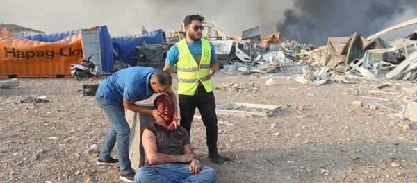 Vụ nổ mạnh ở Beirut - Sputnik Việt Nam