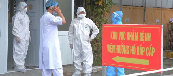 Các khâu kiểm soát bệnh nhân được Bệnh viện Quân Y 17 (Quân khu 5) thực hiện kỹ lưỡng. Các khâu kiểm soát bệnh nhân được Bệnh viện Quân Y 17 (Quân khu 5) thực hiện kỹ lưỡng. - Sputnik Việt Nam