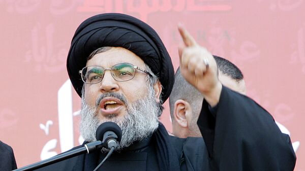 Tổng thư ký Hezbollah Hassan Nasrallah - Sputnik Việt Nam