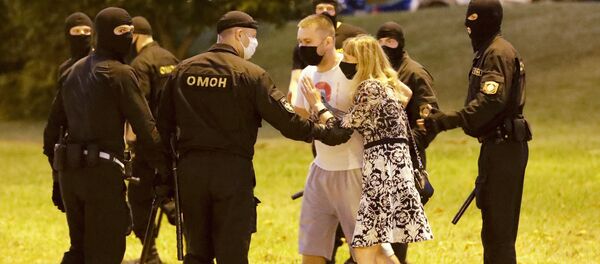 Minsk: Bắt giữ người biểu tình Minsk: Bắt giữ người biểu tình - Sputnik Việt Nam