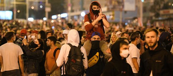 Biểu tình ở Minsk sau cuộc bầu cử tổng thống - Sputnik Việt Nam