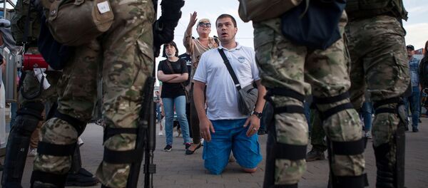 Cuộc biểu tình ở Minsk - Sputnik Việt Nam