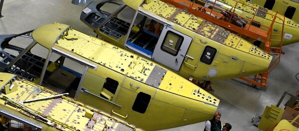 Dây chuyền lắp ráp trong phân xưởng mạ điện mới tại Nhà máy Trực thăng Kazan - Sputnik Việt Nam