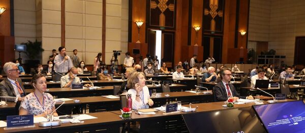 Các đại biểu dự đối thoại.  - Sputnik Việt Nam