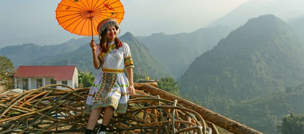Một cô gái ở tỉnh Lào Cai, Việt Nam. - Sputnik Việt Nam