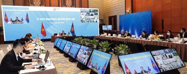 Quang cảnh hội nghị tại đầu cầu Hà Nội - Sputnik Việt Nam