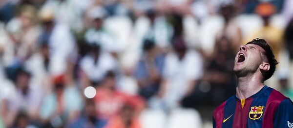 Lionel Messi trong trận đấu Cordoba - Barcelona - Sputnik Việt Nam