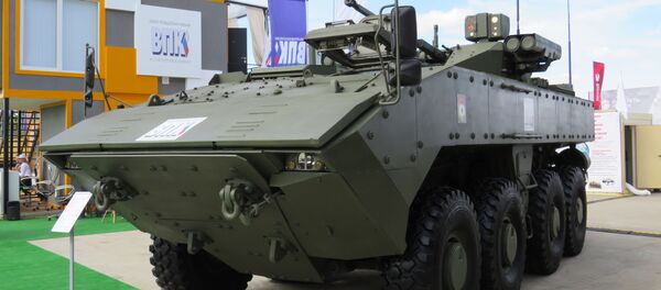 Xe chiến đấu bộ binh bánh lốp K-17. Xe chiến đấu bộ binh bánh lốp K-17. - Sputnik Việt Nam