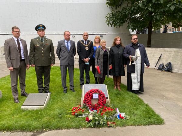 Khai trương đài tưởng niệm Hồng quân Liên Xô ở Vương quốc Anh - Sputnik Việt Nam