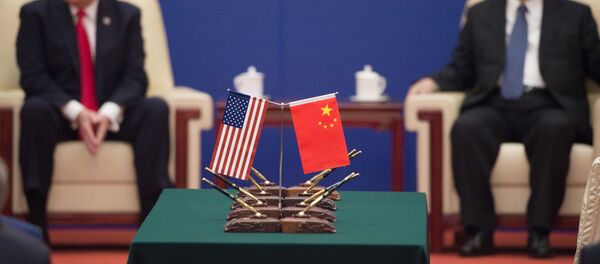 Tổng thống Donald Trump và Chủ tịch Trung Quốc Tập Cận Bình tại Bắc Kinh - Sputnik Việt Nam