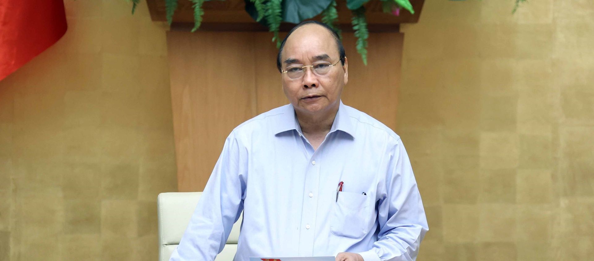Thủ tướng Nguyễn Xuân Phúc phát biểu. Thủ tướng Nguyễn Xuân Phúc phát biểu. - Sputnik Việt Nam, 1920, 11.09.2020