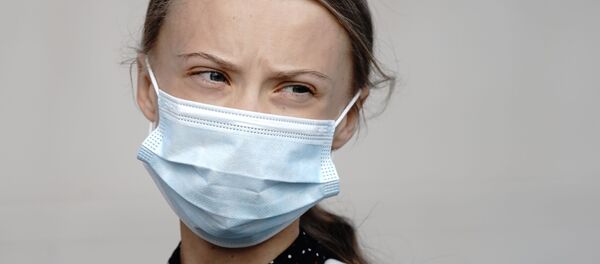 Greta Thunberg trước cuộc gặp với Angela Merkel. 20/08/2020 - Sputnik Việt Nam