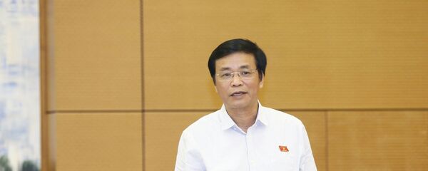 Tổng Thư ký Quốc hội Nguyễn Hạnh Phúc phát biểu ý kiến. - Sputnik Việt Nam