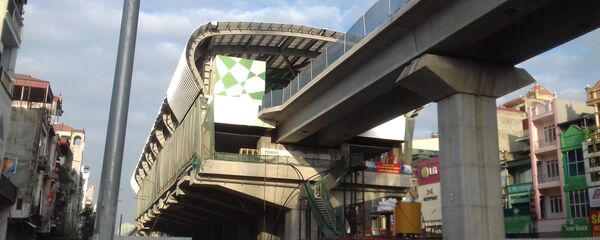 Xây dựng ga tàu điện ngầm Hà Nội - Sputnik Việt Nam