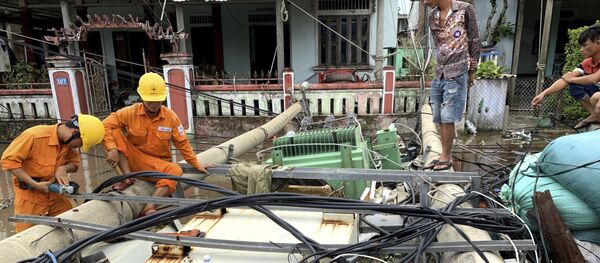 Sự tàn phá sau bão nhiệt đới Noul ở Việt Nam - Sputnik Việt Nam