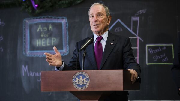 Doanh nhân, chính trị gia và nhà hoạt động xã hội người Mỹ Michael Bloomberg  - Sputnik Việt Nam