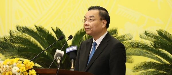 Phó Bí thư Thành ủy, Chủ tịch UBND thành phố Hà Nội Chu Ngọc Anh phát biểu nhậm chức. Phó Bí thư Thành ủy, Chủ tịch UBND thành phố Hà Nội Chu Ngọc Anh phát biểu nhậm chức. - Sputnik Việt Nam