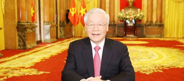 Tổng Bí thư, Chủ tịch nước Nguyễn Phú Trọng gửi thông điệp tới Phiên thảo luận chung cấp cao Khóa 75 Đại hội đồng Liên hợp quốc. - Sputnik Việt Nam