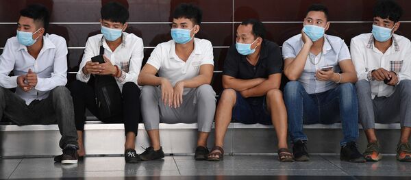 Những người tại sân bay quốc tế Nội Bài, Hà Nội. - Sputnik Việt Nam