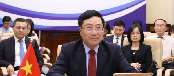  Phó Thủ tướng, Bộ trưởng Ngoại giao Phạm Bình Minh phát biểu. - Sputnik Việt Nam