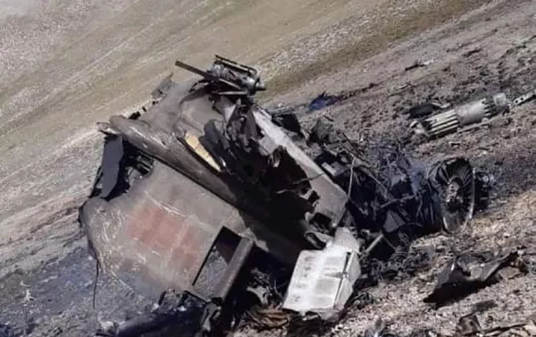 Bộ Quốc phòng Armenia đã công bố một bức ảnh về chiếc Su-25 bị bắn rơi Bộ Quốc phòng Armenia đã công bố một bức ảnh về chiếc Su-25 bị bắn rơi - Sputnik Việt Nam