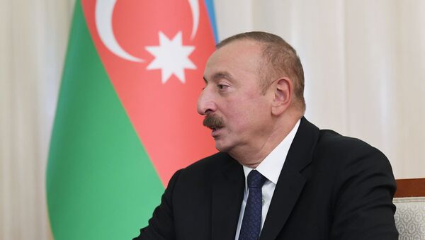 Tổng thống Azerbaijan Ilham Aliyev. - Sputnik Việt Nam