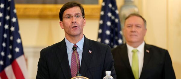 Bộ trưởng Quốc phòng Hoa Kỳ Mark Esper Bộ trưởng Quốc phòng Hoa Kỳ Mark Esper - Sputnik Việt Nam