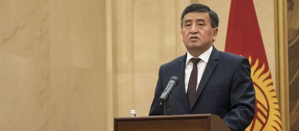 Tổng thống Kyrgyzstan Sooronbai Jeenbekov  - Sputnik Việt Nam
