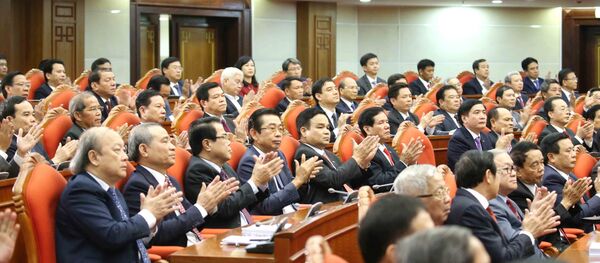 Các đồng chí Uỷ viên Trung ương dự phiên mạc hội nghị.  - Sputnik Việt Nam