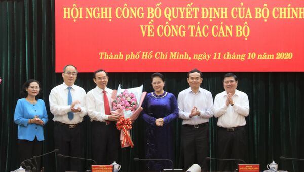 Ông Nguyễn Văn Nên được giới thiệu để bầu làm Bí thư Thành ủy TP.HCM Ông Nguyễn Văn Nên được giới thiệu để bầu làm Bí thư Thành ủy TP.HCM - Sputnik Việt Nam