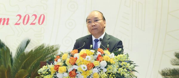 Thủ tướng Nguyễn Xuân Phúc phát biểu chỉ đạo Đại hội. - Sputnik Việt Nam