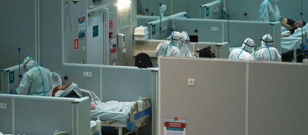 Bệnh viện tạm thời cho bệnh nhân mắc COVID-19 ở Sokolniki - Sputnik Việt Nam