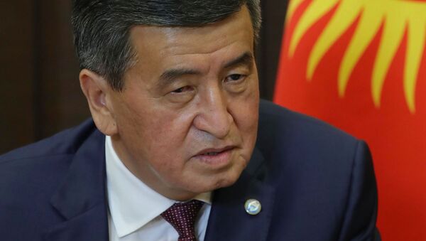 Tổng thống Kyrgyzstan Sooronbai Jeenbekov - Sputnik Việt Nam