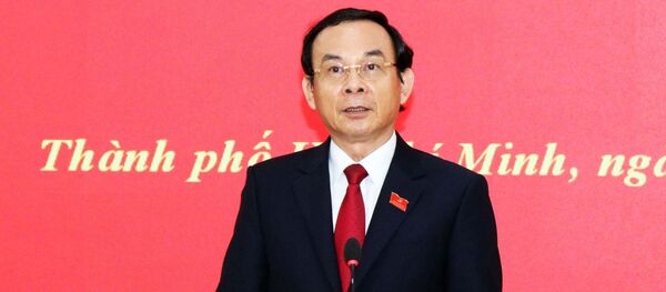 Đồng chí Nguyễn Văn Nên, Bí thư Trung ương Đảng, Bí thư Thành ủy Thành phố Hồ Chí Minh nhiệm kỳ 2020 – 2025 phát biểu tại buổi họp báo Đồng chí Nguyễn Văn Nên, Bí thư Trung ương Đảng, Bí thư Thành ủy Thành phố Hồ Chí Minh nhiệm kỳ 2020 – 2025 phát biểu tại buổi họp báo - Sputnik Việt Nam