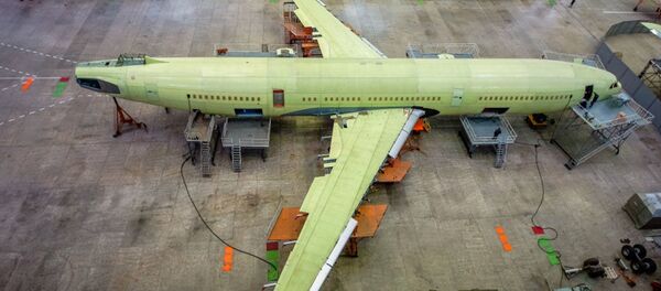 Máy bay IL-96-400M trong xưởng lắp ráp Máy bay IL-96-400M trong xưởng lắp ráp - Sputnik Việt Nam