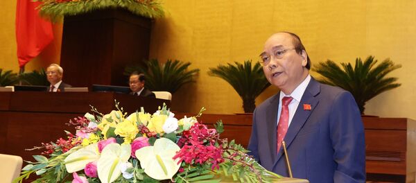 Thủ tướng Nguyễn Xuân Phúc trình bày báo cáo kết quả thức hiện kế hoạch phát triển kinh tế - xã hội năm 2020 và 5 năm 2016 - 2020, dự kiến kế hoạch phát triển kinh tế -xã hội năm 2021, mục tiêu chủ yếu và một số nhiệm vụ , giải pháp phát triển kinh tế - xã hội giai đoạn 2021 - 2025. Thủ tướng Nguyễn Xuân Phúc trình bày báo cáo kết quả thức hiện kế hoạch phát triển kinh tế - xã hội năm 2020 và 5 năm 2016 - 2020, dự kiến kế hoạch phát triển kinh tế -xã hội năm 2021, mục tiêu chủ yếu và một số nhiệm vụ , giải pháp phát triển kinh tế - xã hội giai đoạn 2021 - 2025. - Sputnik Việt Nam