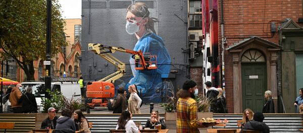 Graffiti ở Manchester, Vương quốc Anh. Graffiti ở Manchester, Vương quốc Anh. - Sputnik Việt Nam