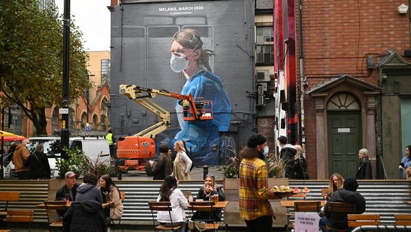 Graffiti ở Manchester, Vương quốc Anh. - Sputnik Việt Nam