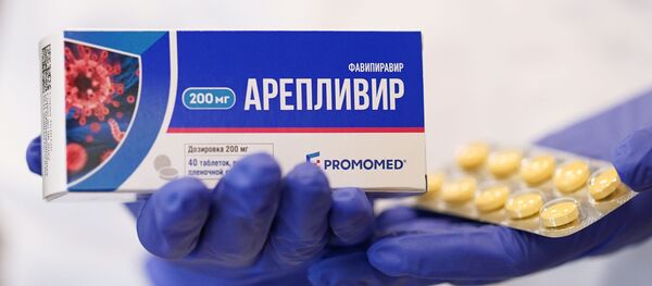 Thuốc Nga điều trị coronavirus Areplivir do công ty Promomed sản xuất - Sputnik Việt Nam